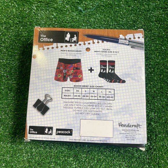 The Office Men's World Best Boss Boxer Briefs and Socks Combo Set Size XL NEW - Picture 9 of 12